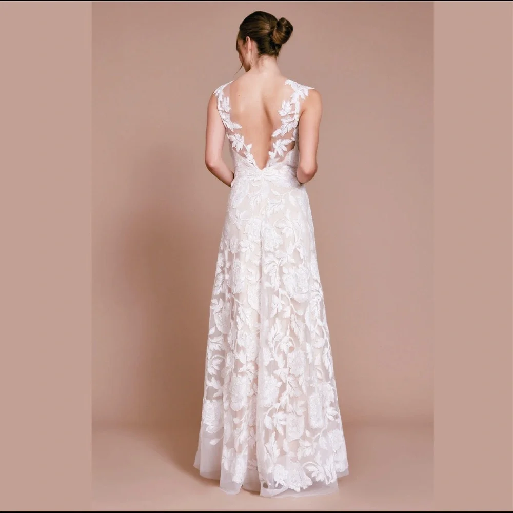 Tadashi Shoji-CECILA GOWN - Picture 3 of 8